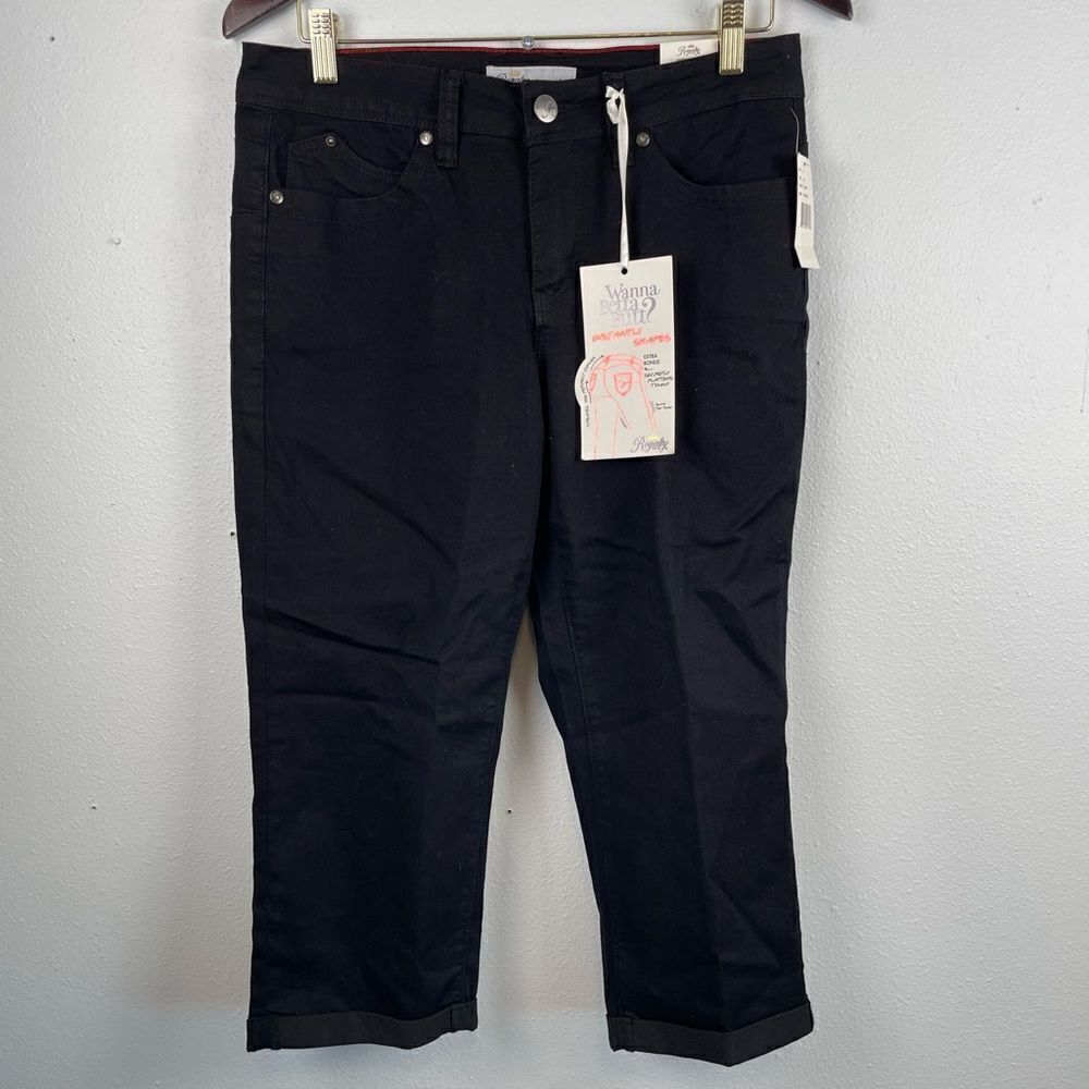 NWT Royalty for Me Slim Fit Crop Wanna Betta But Stretch Fit Denim Pants Size 8